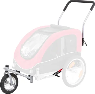 Trixie Joggingkit Rood/Zwart voor Hondenfietskar L