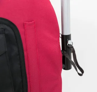 Trixie Joggingkit Rood/Zwart voor Hondenfietskar L