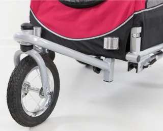 Trixie Joggingkit Rood/Zwart voor Hondenfietskar L