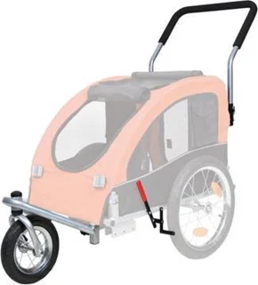 Trixie Joggingkit Rood/Zwart voor Hondenfietskar L