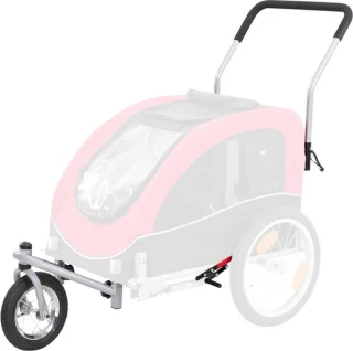 Trixie Joggingkit Rood/Zwart voor Hondenfietskar L