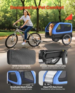 VEVOR Hondenfietskar 40 kg