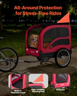 VEVOR Hondenkar Fietstrailer