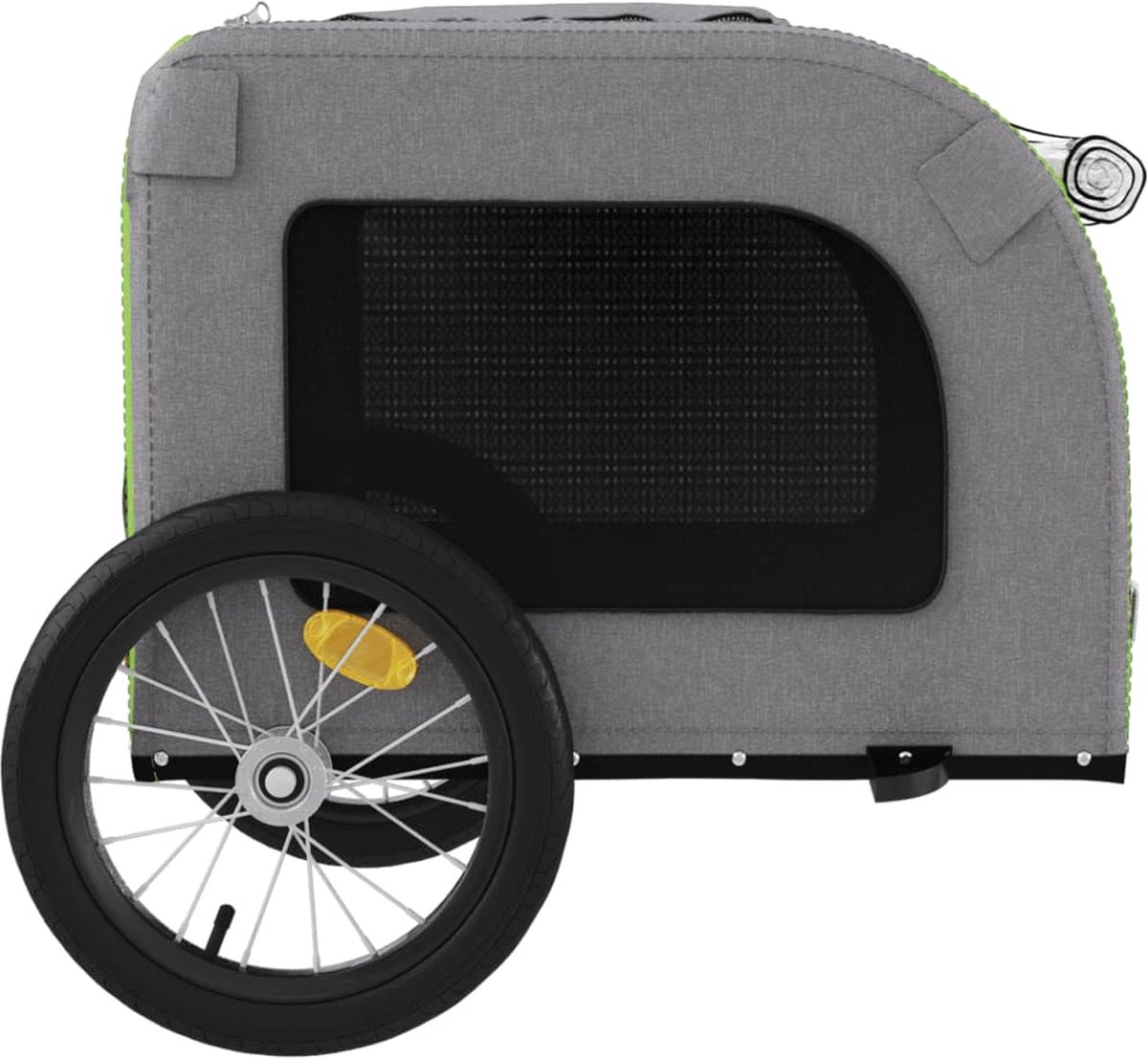 Wat vinden we goed aan de vidaXL Fietskar Buggy Oxford Groen-Grijs