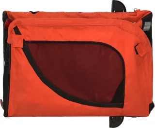 vidaXL Fietskar Oxford Stof Oranje/Zwart