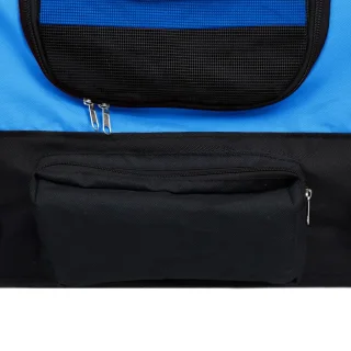 vidaXL Fietstrailer Huisdierenfietskar blauw/zwart