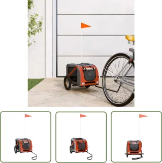vidaXL Hondenfietskar - Hondenfietstrailer