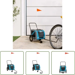 vidaXL Hondenfietskar - Hondentrailer