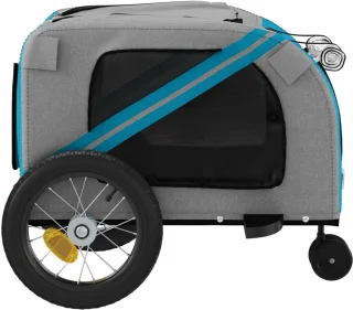 vidaXL Hondenfietskar - Hondentrailer