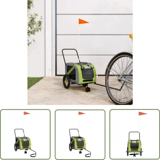 vidaXL Hondenfietstrailer
