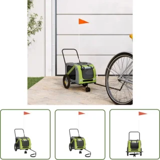 vidaXL Hondenfietstrailer