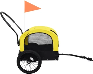 vidaXL Hondenwagen en Fietstrailer