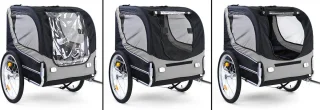 Viking Choice Hondenkar Opvouwbaar 40 kg Grijs Zwart