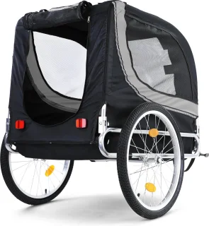 Viking Choice Hondenkar Opvouwbaar 40 kg Grijs Zwart