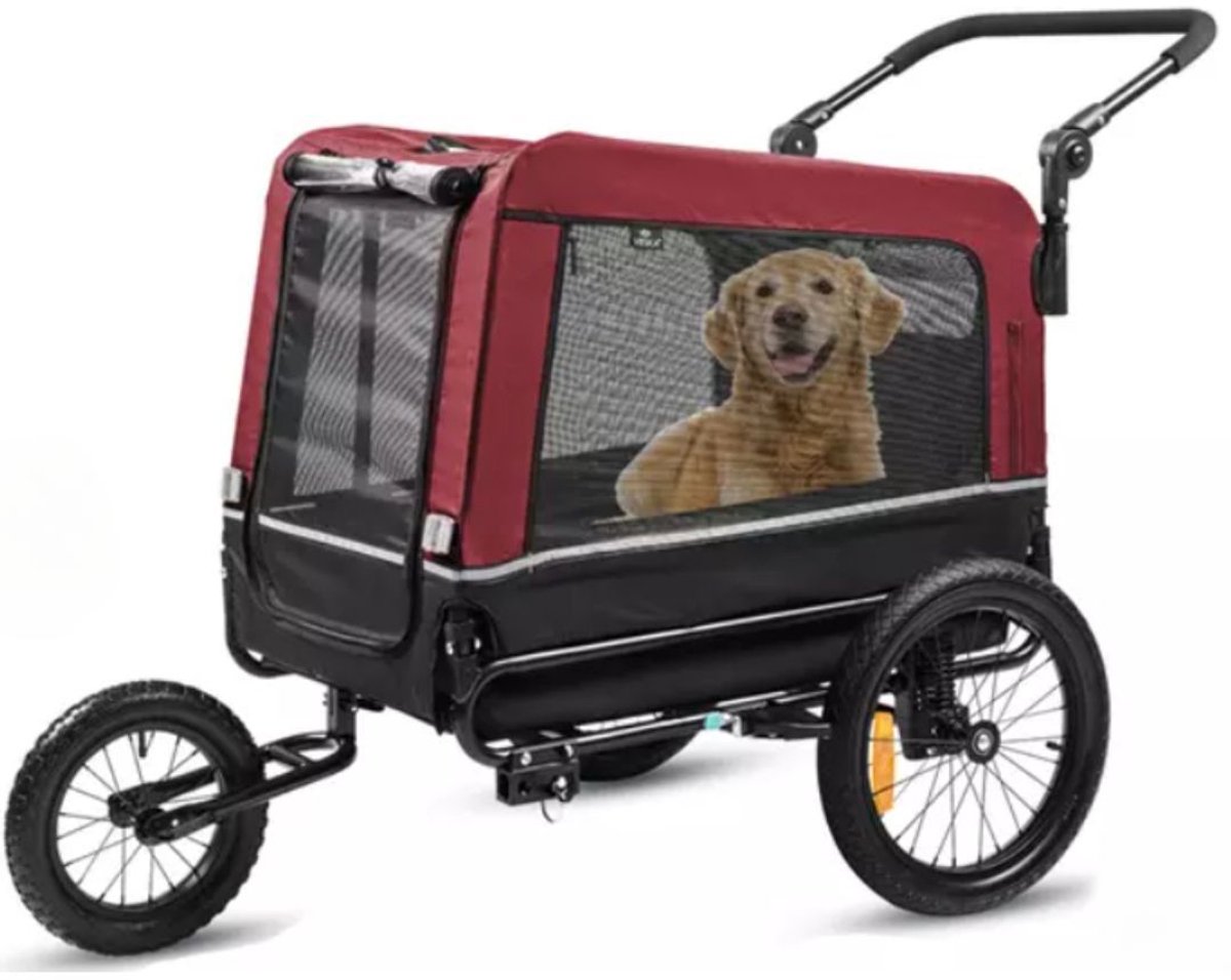 Yolo-deals 3-in-1 Hondentransporter Rood