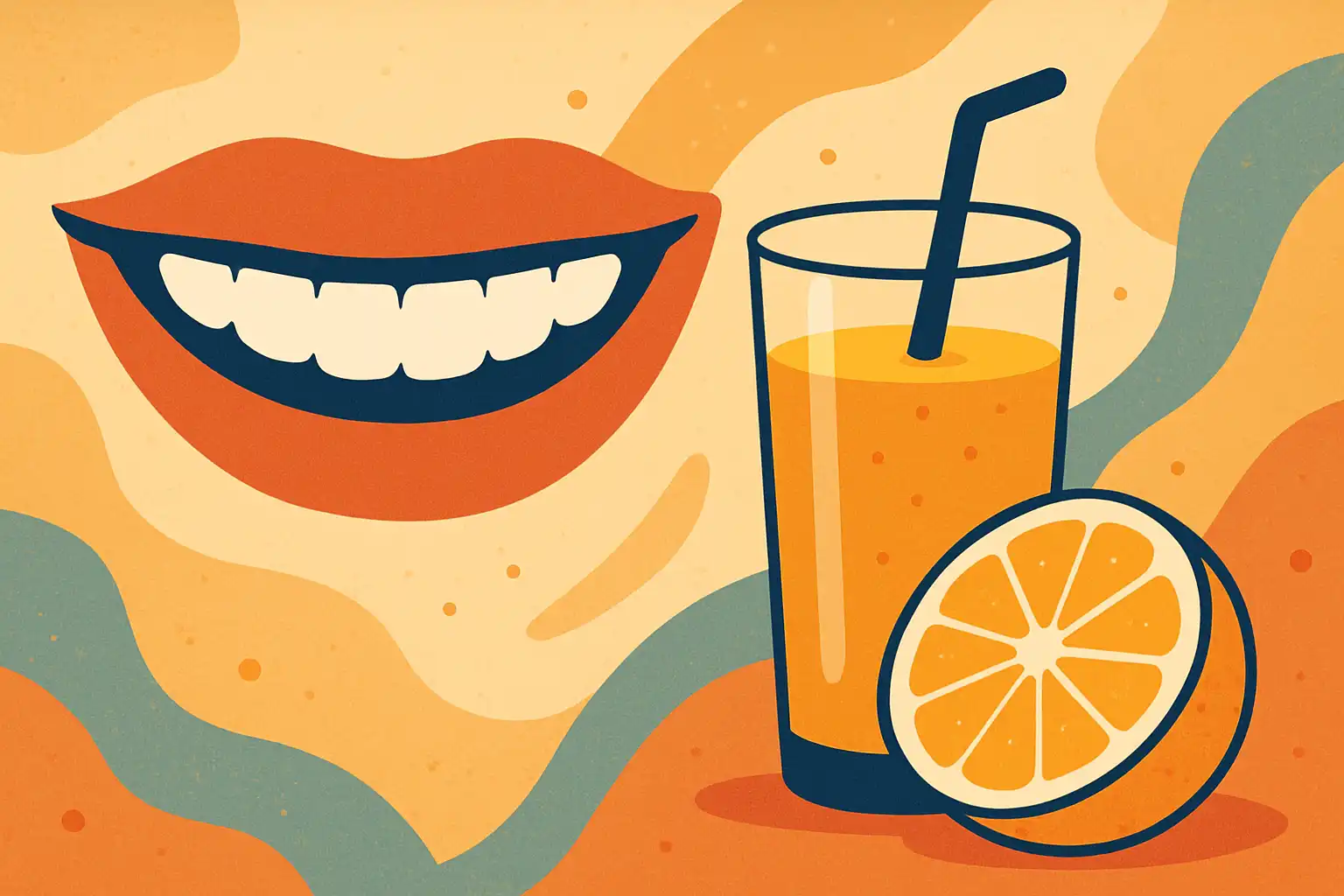 Bescherm je glimlach: zo drink je sap zonder je tanden te beschadigen