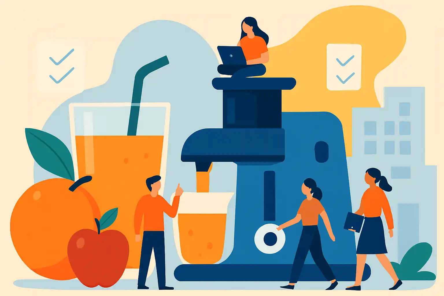 Breng sap naar kantoor: zo organiseer je een juicing‑challenge op het werk