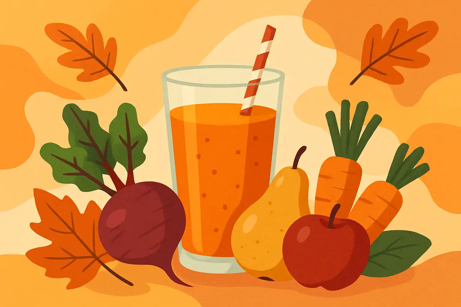 Herfstjuicen: knolgroenten en herfstvruchten die je juicer naar een hoger niveau tillen