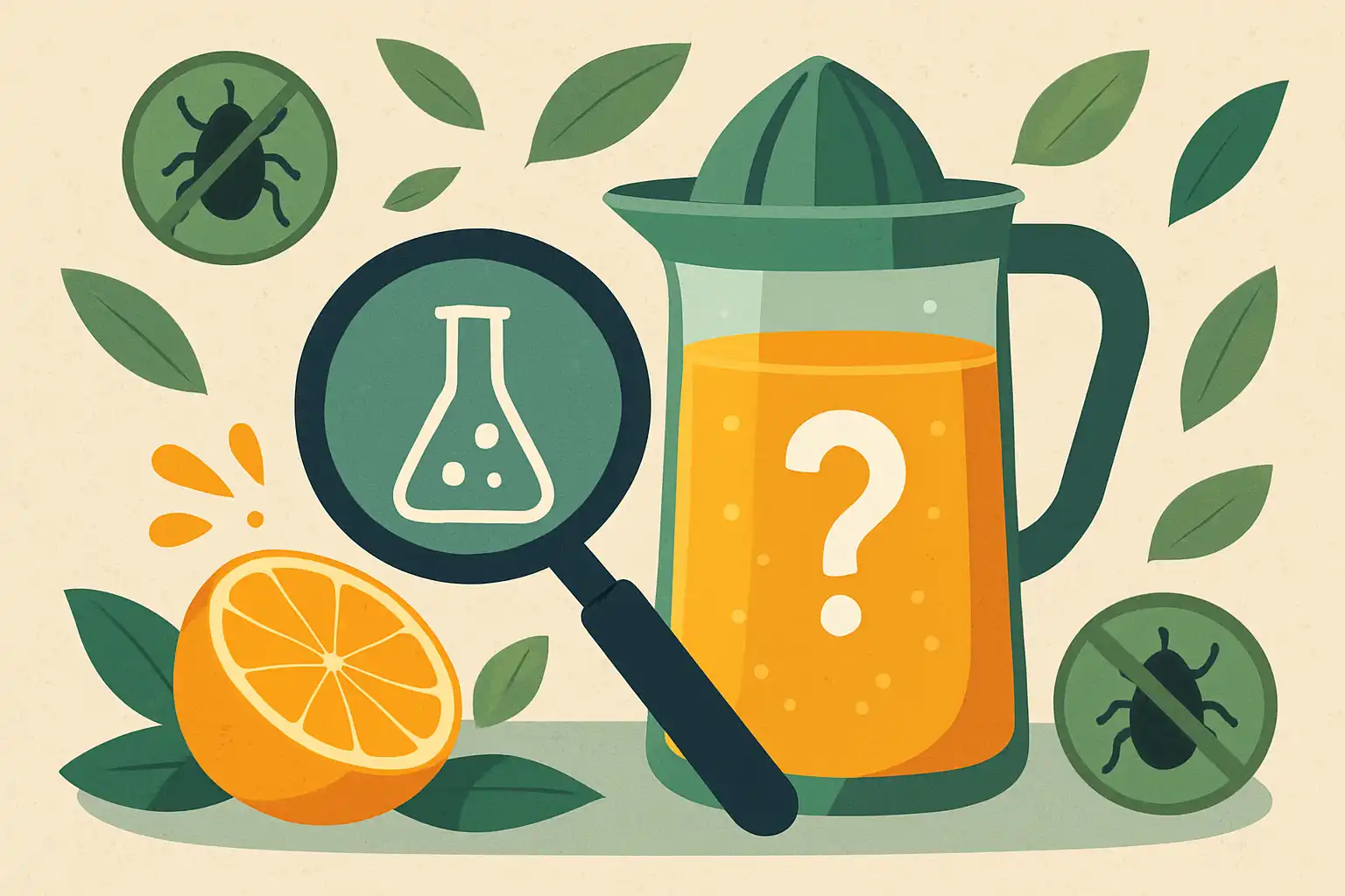 Hoe veilig is je sap? slimme manieren om pesticiden en residuen te verminderen