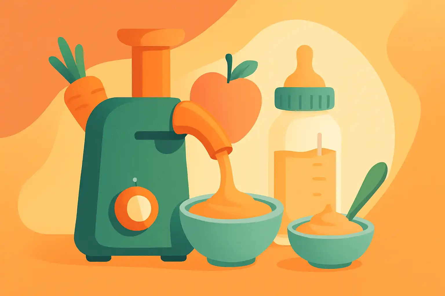 Kun je met je juicer babyvoeding maken? veilige recepten en textuurtips voor elke leeftijd