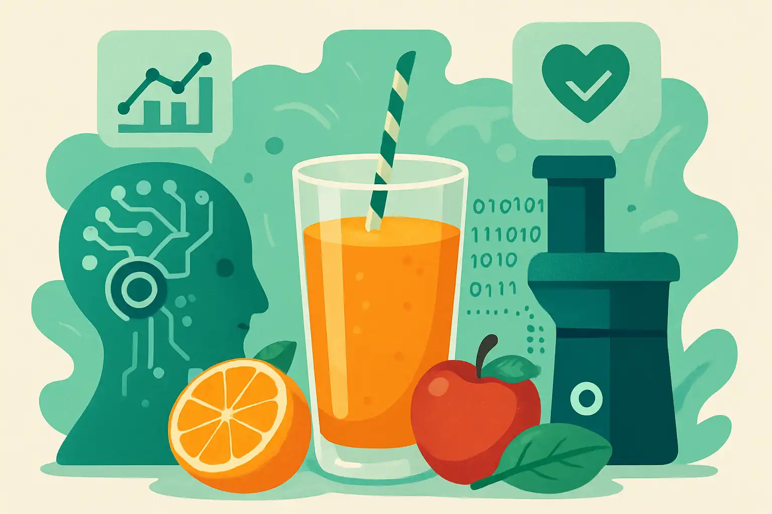 Laat AI je sapchef zijn: slimme tools voor perfecte juicecombinaties en voedingsoptimalisatie