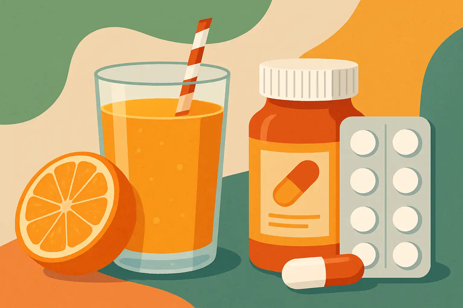 Sap en medicijnen: welke sappen kunnen je medicatie beïnvloeden?