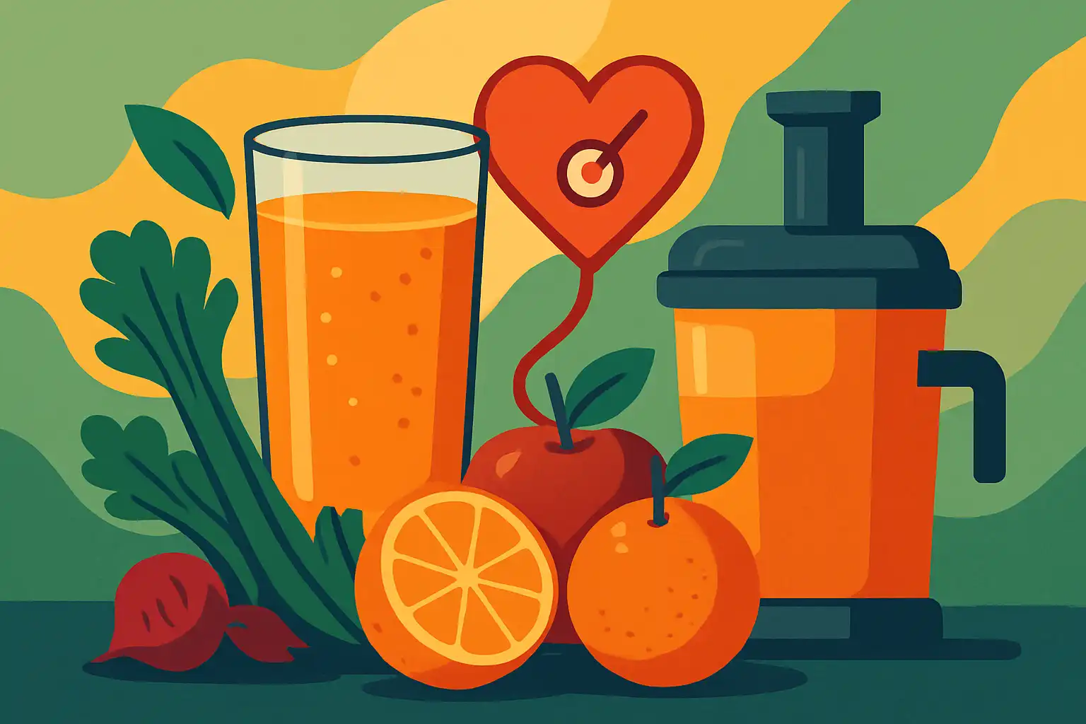Sappen voor een gezonde bloeddruk: natuurlijke ondersteuning uit je juicer