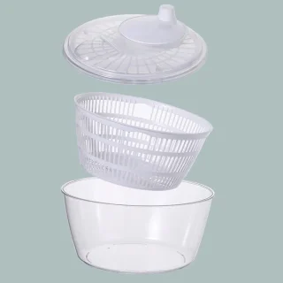 Grote Salade Spinner met Easy Press - Efficiënte Sla Droger voor Groenten en Fruit