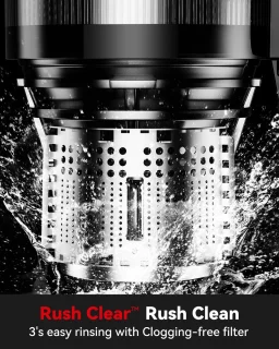 LINKchef Slow Juicer Sapcentrifuge - Verticale sapcentrifuge zonder voorbereiding - met No-Prep 4.35"Feed Chute - Geschikt voor hele vruchten en groenten - Eenvoudig te installeren-Gemakkelijk schoon te maken - 1.2L Capaciteit, 200w, zwart