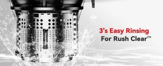 LINKchef Slow Juicer Sapcentrifuge - Verticale sapcentrifuge zonder voorbereiding - met No-Prep 4.35"Feed Chute - Geschikt voor hele vruchten en groenten - Eenvoudig te installeren-Gemakkelijk schoon te maken - 1.2L Capaciteit, 200w, zwart