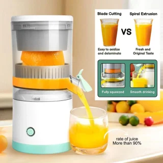 Elektrische citruspers, sinaasappel-citroensap, fruitpers en extractor