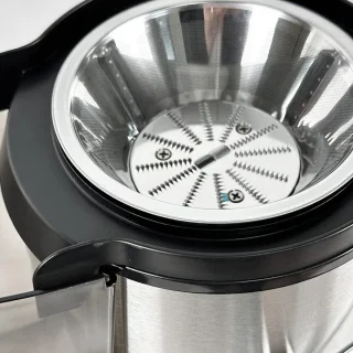 Sapcentrifuge voor groenten en fruit van roestvrij staal 800 W krachtig - elegant design en gemakkelijk te reinigen - verse en voedzame sappen sapcentrifuge groenten en fruit