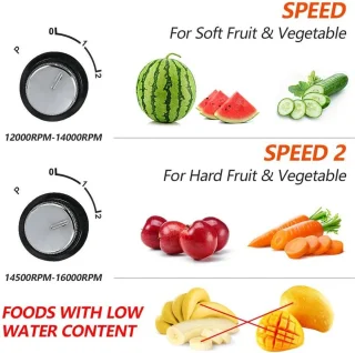 Sapcentrifuge voor groenten en fruit van roestvrij staal 800 W krachtig - elegant design en gemakkelijk te reinigen - verse en voedzame sappen sapcentrifuge groenten en fruit