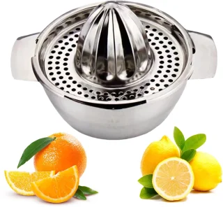 Ibenzoa® Robuuste Citruspers van Roestvrij Staal met Multifunctioneel Ontwerp