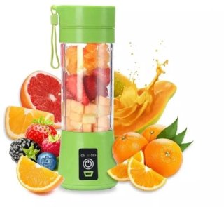 Draagbare blender sapcentrifuge beker USB oplaadbare smoothie blender fruitmachine - Groen review