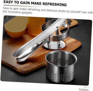 Wat vinden we goed aan de Handmatige fruitpers | Draagbare roestvrijstalen sapcentrifuge voor thuis- en winkelgebruik