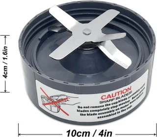 Mengbladen - Vervanging extractormes - Vervangend Extractorblad - Geschikt Voor Nutribullet 600w/900w - Vervangende Onderdelen En Accessoires - Vervangend afzuigmes