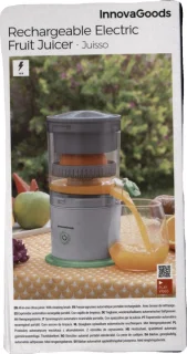 Oplaadbare elektrische sinaasappelpers 250 ml Luchtdichte antidruppeldop Elektrische sapcentrifuge Snelheid 22000 toeren per minuut Automatische uitschakeling - snel citruspersapparaat - makkelijk schoon te maken. sapcentrifuge groenten en fruit