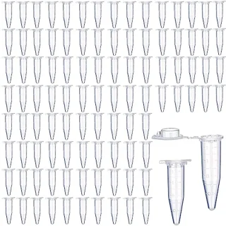 Centrifugebuis 1,5 ml - 100 Stuks - Conische Laboratoriumbuizen met Snap-Cap voor Wetenschappelijk Gebruik