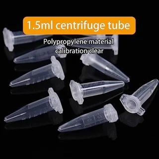 Centrifugebuis 1,5 ml - 100 Stuks - Conische Laboratoriumbuizen met Snap-Cap voor Wetenschappelijk Gebruik