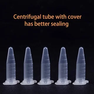 Centrifugebuis 1,5 ml - 100 Stuks - Conische Laboratoriumbuizen met Snap-Cap voor Wetenschappelijk Gebruik