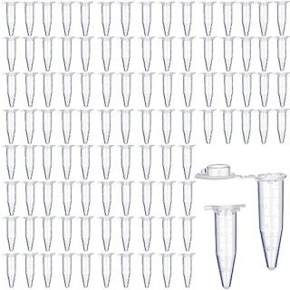 Centrifugebuis 1,5 ml - 100 Stuks - Conische Laboratoriumbuizen met Snap-Cap voor Wetenschappelijk Gebruik