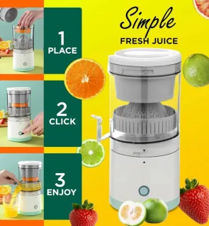 Super Handige Draagbare Elektrische Perser Sinaasappelsap Persen Fruit Shake Huishoudelijke Sinaasappel Citroen blender Usb Oplaadkeuken