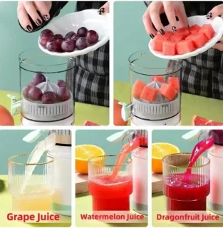 Super Handige Draagbare Elektrische Perser Sinaasappelsap Persen Fruit Shake Huishoudelijke Sinaasappel Citroen blender Usb Oplaadkeuken