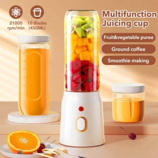 Wat vinden we goed aan de 450ml Fruit Juicer Draagbare Smoothie Blender Juicer USB Oplaadbaar Reis