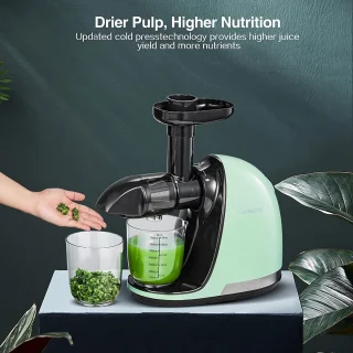 Slowjuicer - Voor Groente- en Fruitsap - Horizontale Slow juicer - duurzaam