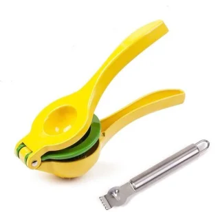 Citroenpers, limoenpers, handmatige handpers, citrusrasp, kaasrasp