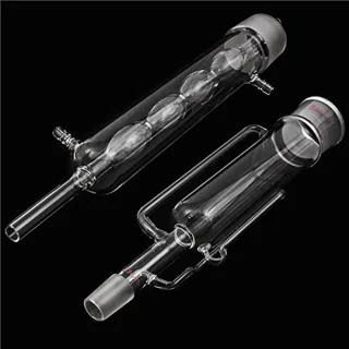 500 ml Soxhlet Extractor met Condensator - 2 stuks Fractionskolom
