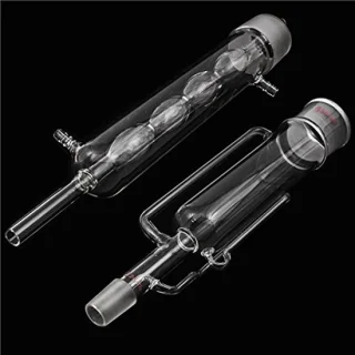 500 ml Soxhlet Extractor met Condensator - 2 stuks Fractionskolom