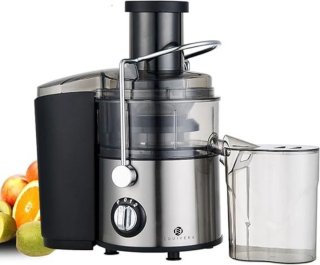 De Equivera Sapcentrifuge - Sapcentrifuge - Sapcentrifuge voor Groente en Fruit - Juicer voor Groente en Fruit - Sap Machine - Sap Maker - Slow Juicer - Juicer - Elektrische Sap Pers in één oogopslag